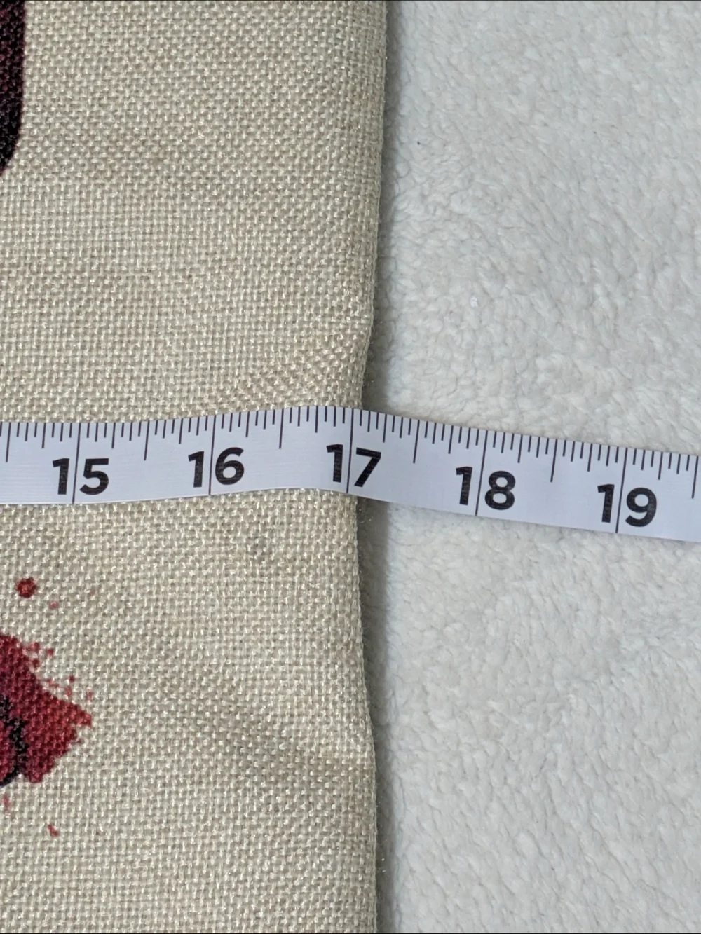 AMC The Walking Dead Rick Grimes Burlap Pillow Case | Single-Sided 17